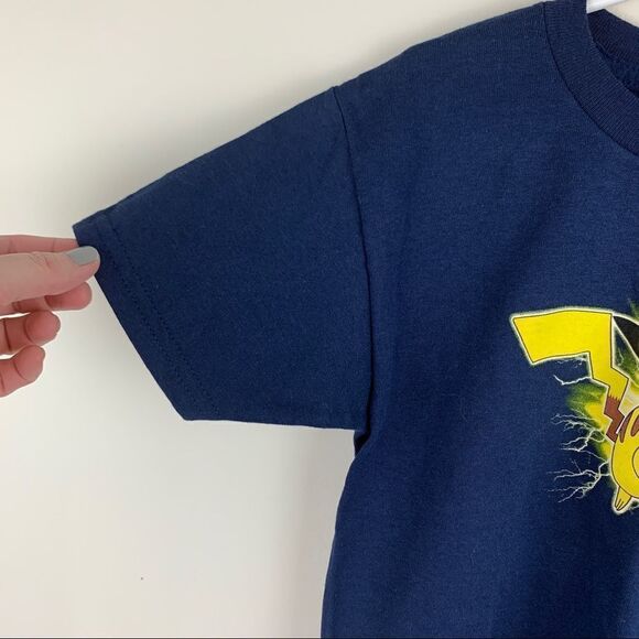 Pokémon Pikachu Kids Short Sleeved Tee Sz M (5/6) NEW - Picture 4 of 9